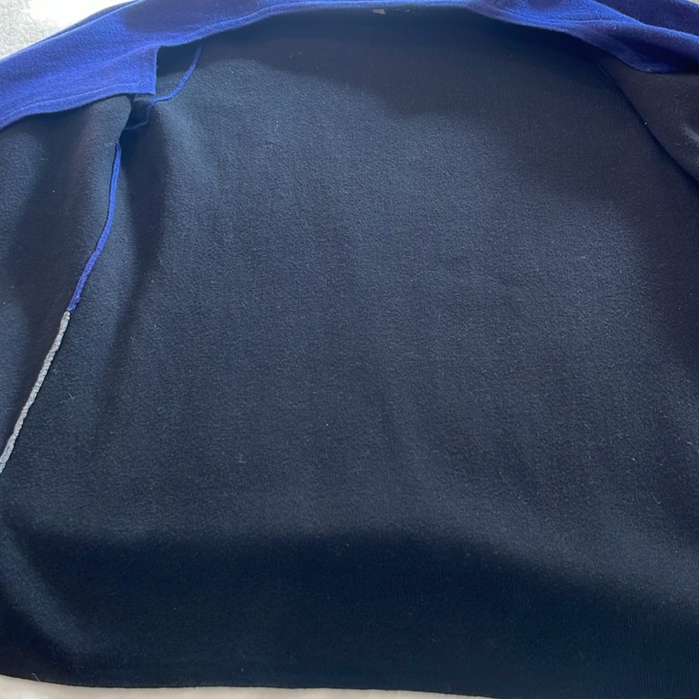 Talbots Color Block Open Cardigan Blazer Mp - image 8